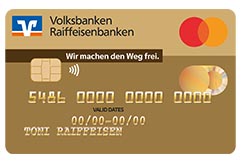 GoldCard Kartenabbildung Gold