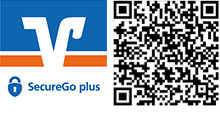 Service-Apps QR-Code für die VR SecureGo plus App
