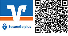 Service-Apps QR-Code für die VR SecureGo plus App
